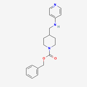molecular formula C19H23N3O2 B8747144 N-[(1-Cbz-4-piperidyl)methyl]pyridin-4-amine 