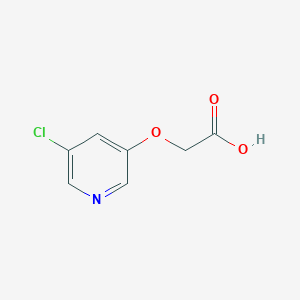 molecular formula C7H6ClNO3 B8747196 2-(5-Chloropyridine-3-yloxy)acetic acid 