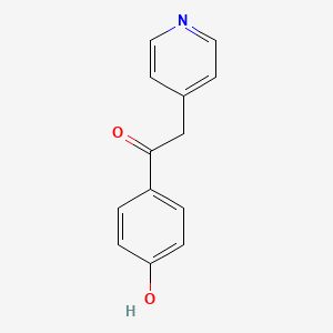 1-(4-Hydroxyphenyl)-2-(pyridin-4-yl)ethanone