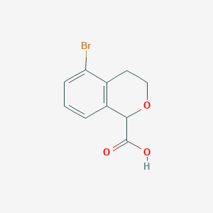 5-bromo-3,4-dihydro-1H-isochromene-1-carboxylic acid