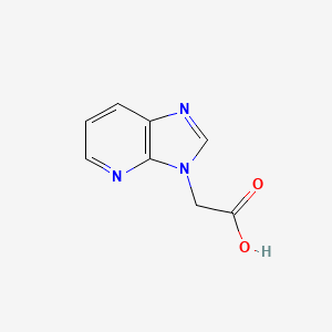 molecular formula C8H7N3O2 B8747233 2-Imidazo[4,5-b]pyridin-3-ylacetic acid 