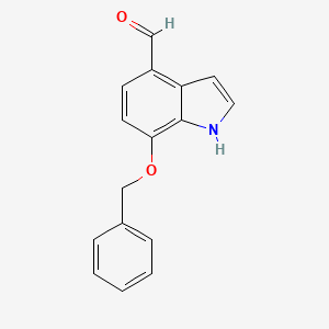 7-(Benzyloxy)-1H-indole-4-carbaldehyde