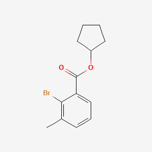 Cyclopentyl 2-bromo-3-methylbenzoate