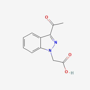 2-(3-Acetyl-1H-indazol-1-yl)acetic acid