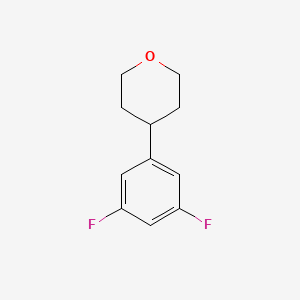 4-(3,5-difluorophenyl)tetrahydro-2H-pyran