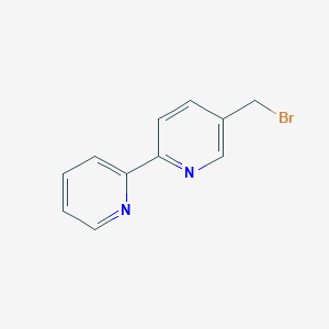 molecular formula C11H9BrN2 B8747334 5-(bromomethyl)-2,2'-bipyridine CAS No. 98007-15-9