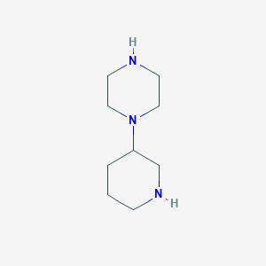 molecular formula C9H19N3 B8747437 1-(PIPERIDIN-3-YL)PIPERAZINE 