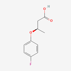molecular formula C10H11FO3 B8747451 (R)-3-(4-Fluorophenoxy)butanoic acid 