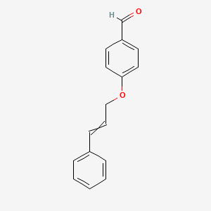 molecular formula C16H14O2 B8747480 4-Cinnamyloxybenzaldehyde 