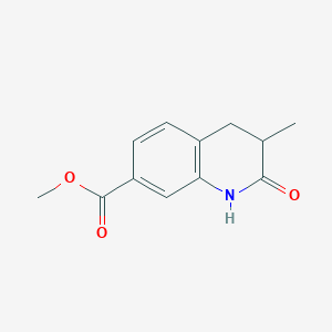 Methyl 3-methyl-2-oxo-1,2,3,4-tetrahydroquinoline-7-carboxylate