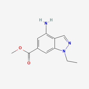 Methyl 4-amino-1-ethyl-1H-indazole-6-carboxylate