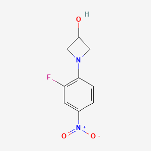 1-(2-Fluoro-4-nitrophenyl)azetidin-3-ol
