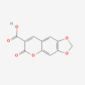 6-Oxo-2H,6H-[1,3]dioxolo[4,5-g][1]benzopyran-7-carboxylic acid