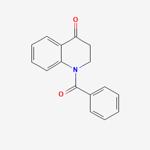 molecular formula C16H13NO2 B8747638 1-benzoyl-2,3-dihydro-4(1H)-quinolinone 
