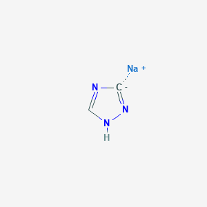 molecular formula C2H2N3Na B8747665 1,2,4-Triazolylsodium 
