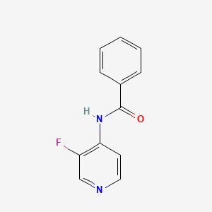 molecular formula C12H9FN2O B8747802 N-(3-fluoropyridin-4-yl)benzamide 