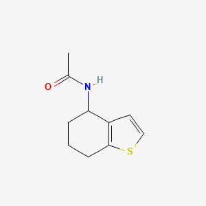molecular formula C10H13NOS B8747825 N-(4,5,6,7-tetrahydro-1-benzothiophen-4-yl)acetamide 