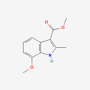 molecular formula C12H13NO3 B8747833 Methyl 7-methoxy-2-methyl-1H-indole-3-carboxylate CAS No. 354573-92-5