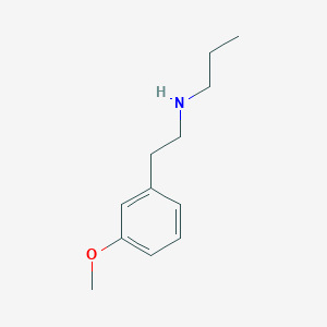 molecular formula C12H19NO B8747840 3-methoxy-N-propyl-benzeneethanamine 