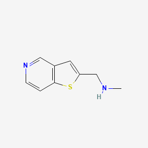 molecular formula C9H10N2S B8747848 Methyl-thieno[3,2-c]pyridin-2-ylmethyl-amine CAS No. 709649-71-8