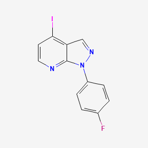 1-(4-Fluorophenyl)-4-iodo-1H-pyrazolo[3,4-B]pyridine