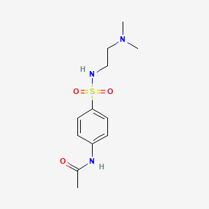 N-[4-(2-dimethylaminoethylsulfamoyl)phenyl]acetamide
