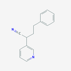 4-Phenyl-2-(3-pyridinyl)butanenitrile