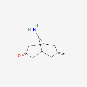 9-Amino-7-methylidenebicyclo[3.3.1]nonan-3-one