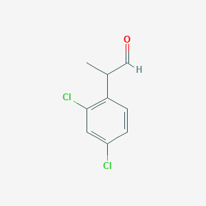 molecular formula C9H8Cl2O B8747922 2-(2,4-Dichloro-phenyl)-propionaldehyde 