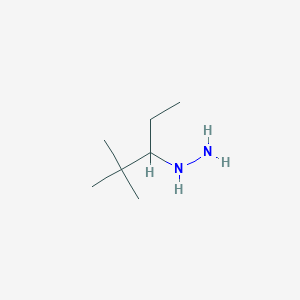 molecular formula C7H18N2 B8747945 (2,2-Dimethylpentan-3-YL)hydrazine 