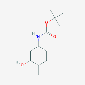 molecular formula C12H23NO3 B8747956 tert-Butyl (3-hydroxy-4-methylcyclohexyl)carbamate 