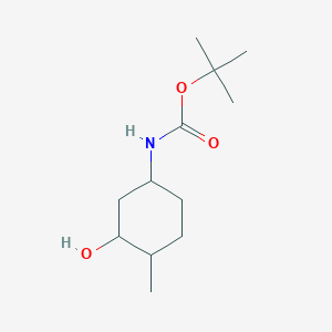 molecular formula C12H23NO3 B8747956 Tert-butyl 3-hydroxy-4-methylcyclohexylcarbamate 