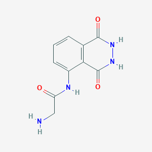 molecular formula C10H10N4O3 B8747972 2-Amino-n-(1,4-dioxo-1,2,3,4-tetrahydrophthalazin-5-yl)acetamide 