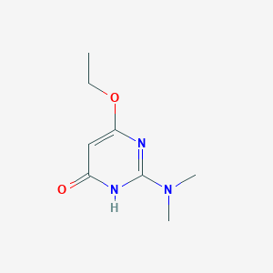 molecular formula C8H13N3O2 B8747977 2-(Dimethylamino)-6-ethoxypyrimidin-4(1H)-one 
