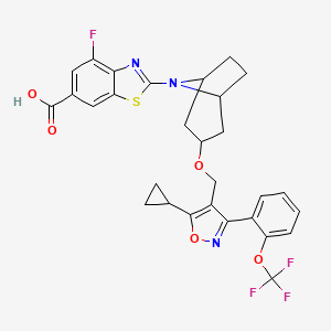 molecular formula C29H25F4N3O5S B8748030 Tropifexor 