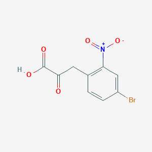 3-(4-Bromo-2-nitrophenyl)-2-oxopropanoic acid