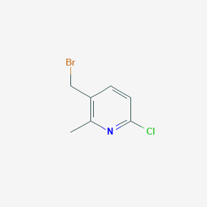 3-(Bromomethyl)-6-chloro-2-methylpyridine