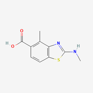 4-Methyl-2-(methylamino)-1,3-benzothiazole-5-carboxylic acid