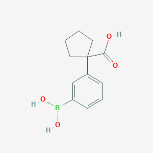 3-(1-Carboxy-cyclopentyl)-phenylboronic acid