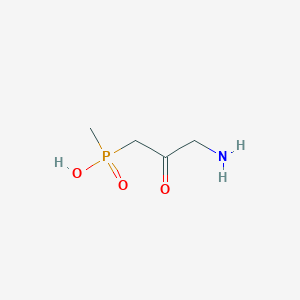 Phosphinic acid, (3-amino-2-oxopropyl)methyl-