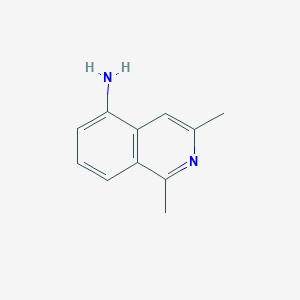 molecular formula C11H12N2 B8748331 1,3-Dimethyl-5-isoquinolinamine CAS No. 581813-08-3