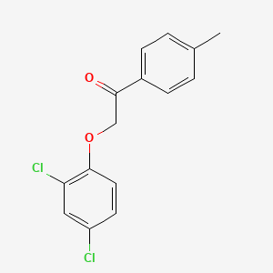 molecular formula C15H12Cl2O2 B8748341 2-(2,4-Dichlorophenoxy)-1-(4-methylphenyl)ethan-1-one CAS No. 51358-04-4