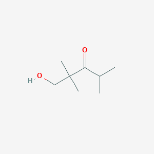 molecular formula C8H16O2 B8748354 3-Pentanone, 1-hydroxy-2,2,4-trimethyl- CAS No. 15904-30-0
