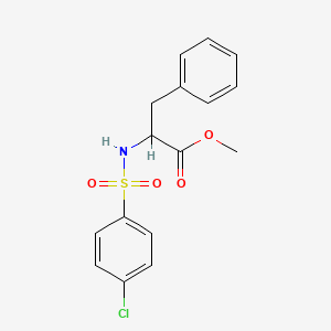 2-(4-Chloro-benzenesulfonylamino)-3-Phenyl-propionic acid methyl ester