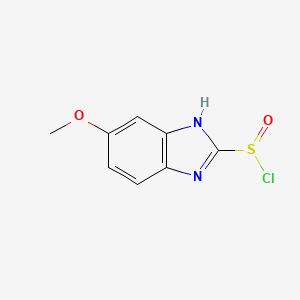 6-methoxy-1H-benzimidazole-2-sulfinyl chloride