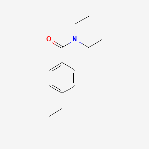 molecular formula C14H21NO B8748440 N,N-diethyl-4-propylBenzamide CAS No. 850035-53-9