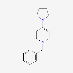 molecular formula C16H22N2 B8748443 1-Benzyl-4-(1-pyrrolidinyl)-1,2,3,6-tetrahydropyridine 