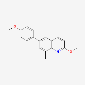 2-Methoxy-6-(4-methoxyphenyl)-8-methylquinoline