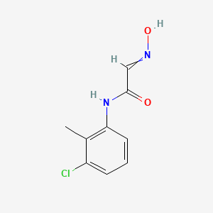molecular formula C9H9ClN2O2 B8748467 N-(3-chloro-2-methylphenyl)-2-hydroxyiminoacetamide 
