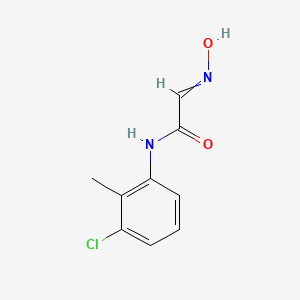 molecular formula C9H9ClN2O2 B8748467 N-(3-chloro-2-methylphenyl)-2-(hydroxyimino)acetamide 